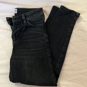 Abercrombie, high rise mini mini jeans